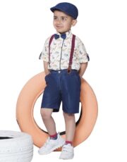 Kids Cotton Half Sleeve Shirt and Shorts