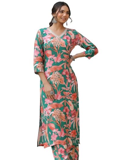 Women's Straight Kurta with Palazzo