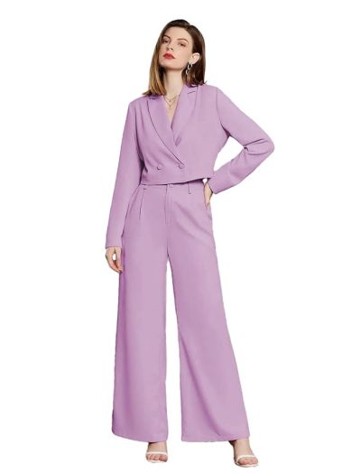 Women's Full Sleeve Co-ord Blazer and Trouser Set.