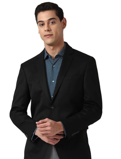 Firm Stylish Black Advocate Blazer for Men