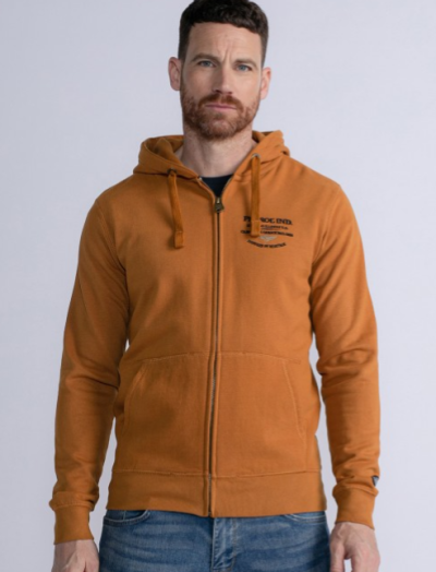 Front-Open Hooded Sweatshirt