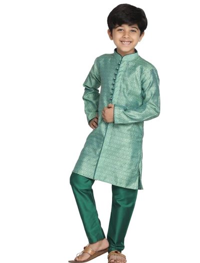 Boys' Silk Kurta Pyjama Set