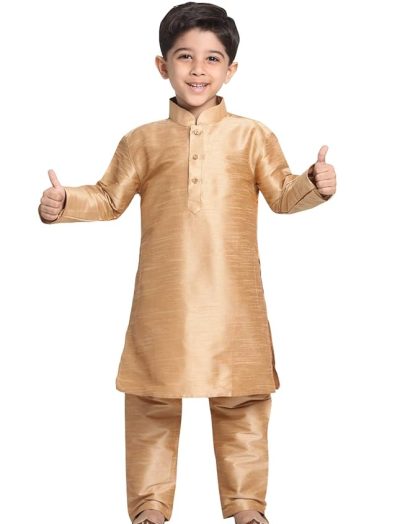 Boys Pure Cotton Kurta Pyjama Set