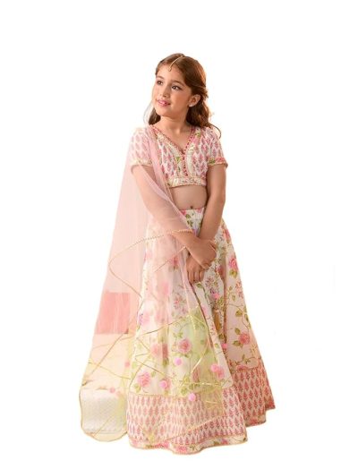 Girls Cotton Readymade Lehenga Choli