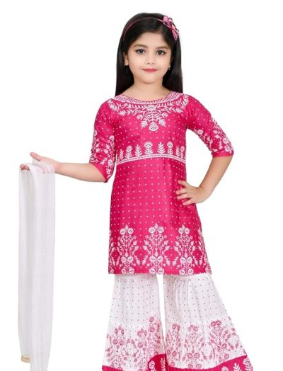 Baby Girls Ethnic Kurta Sharara Set