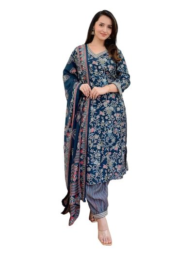 Women Kurta and Pant Set With Dupatta
