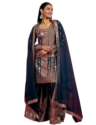 Women's Silk Blend Kurta Set