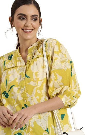 Women’s Cotton Printed Regular Fit top