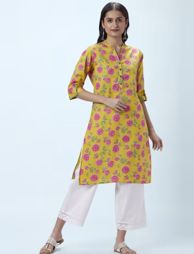 Women’s Cotton Regular Fit Kurta